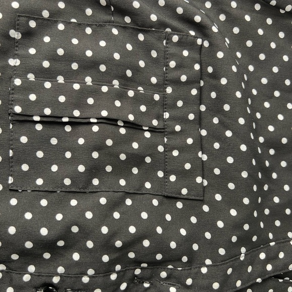 Notations Black and White Polka Dot Blouse - Picture 7 of 7